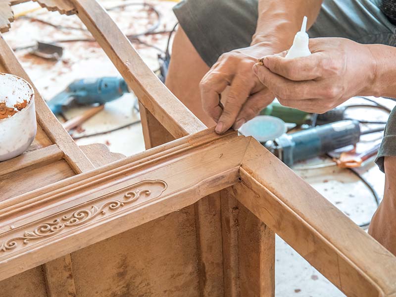 澄海旧家具翻新改色怎么做