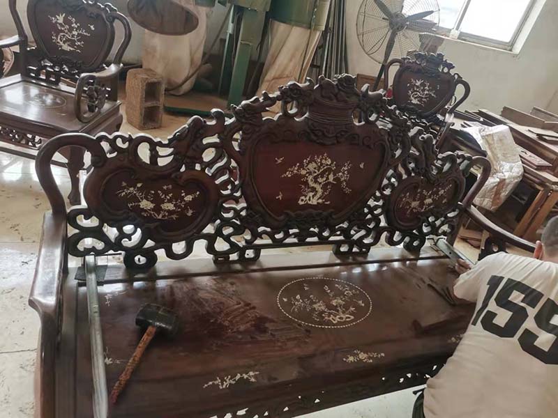 澄海旧红木家具保养